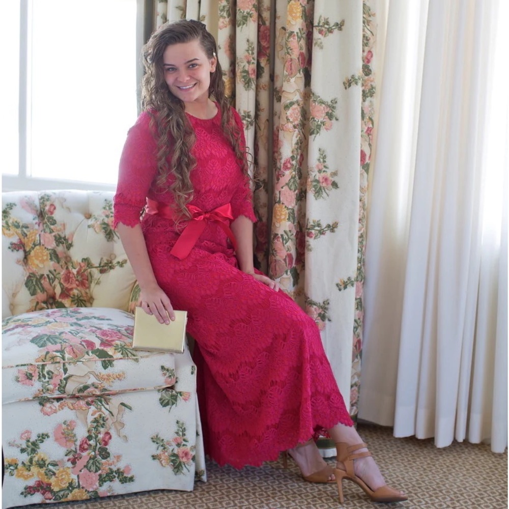 (Hot Pink) Dainty Jewell’s Night in Paris Dress